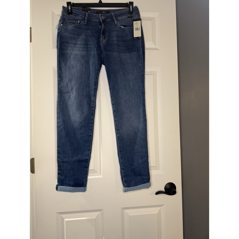 Mavi Denim  Emma Slim Boyfriend Jeans W 30 L 32 Cuffed 30 NWT